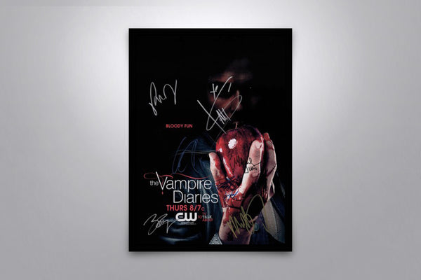 The Vampire Diaries - Signed Poster + COA