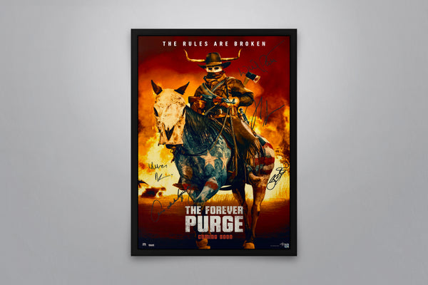 The Forever Purge - Signed Poster + COA