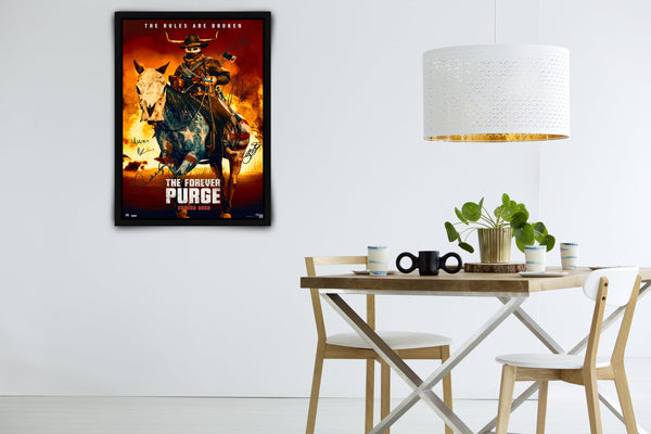 The Forever Purge - Signed Poster + COA