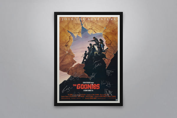 The Goonies (Theatrical Poster) - Signed Poster + COA