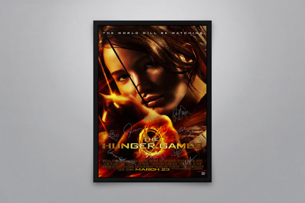 THE HUNGER GAMES - Signed Poster + COA