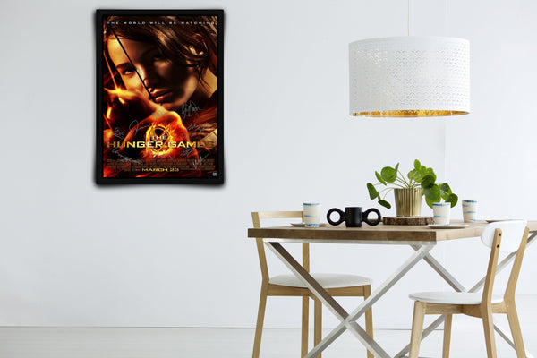 THE HUNGER GAMES - Signed Poster + COA