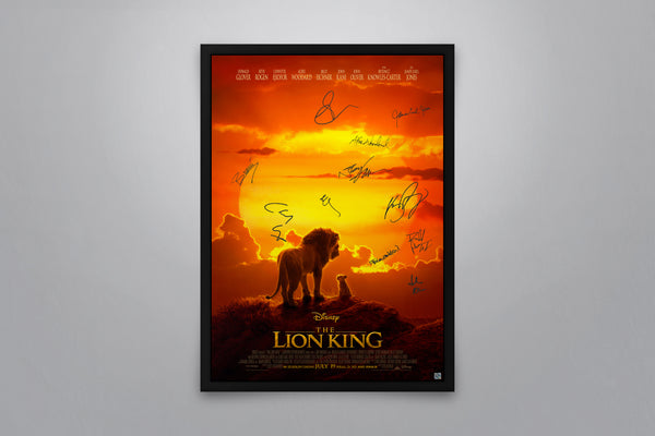 The Lion King (2019) - Signed Poster + COA