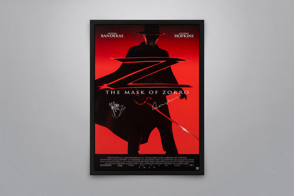 THE MASK OF ZORRO - Signed Poster + COA
