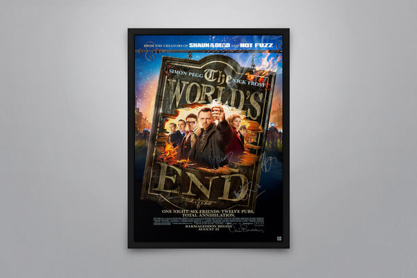 The World's End - Signed Poster + COA