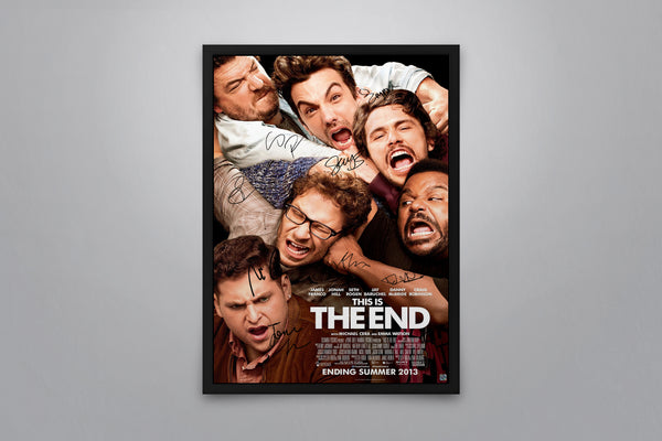 This is the End - Signed Poster + COA