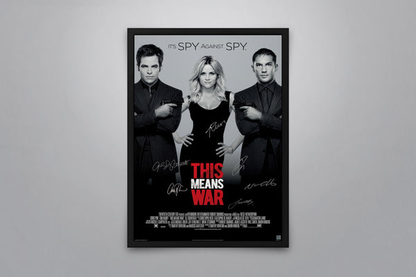 This Means War - Signed Poster + COA