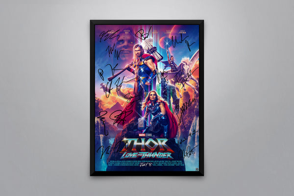 Thor: Love and Thunder - Signed Poster + COA