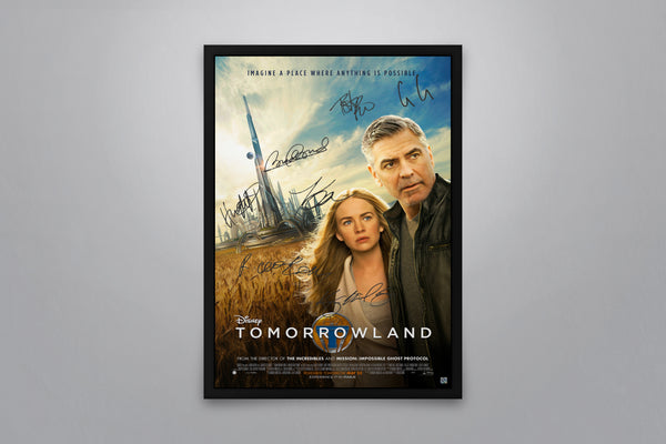 Tomorrowland - Signed Poster + COA