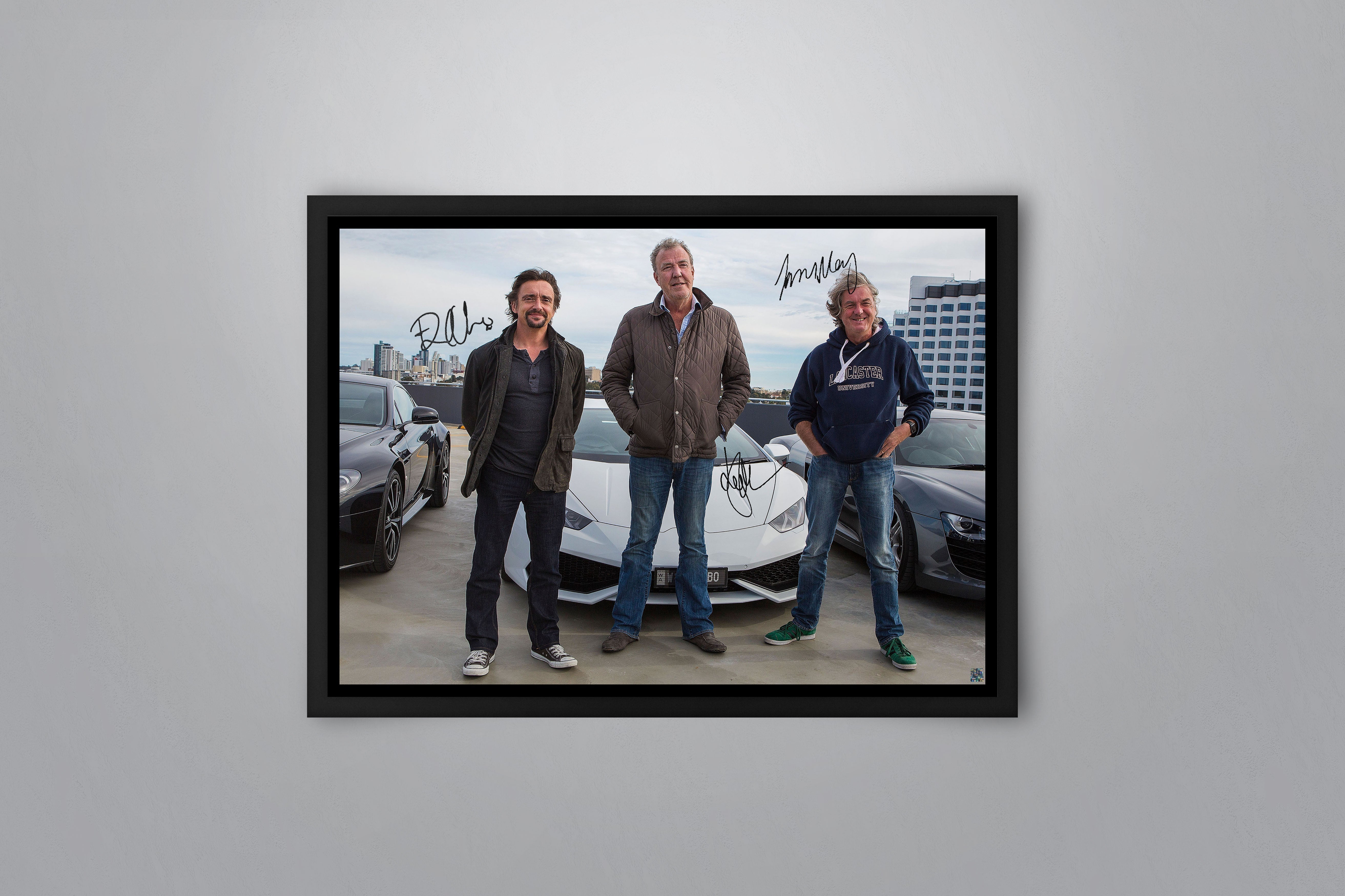 Top Gear Signed Poster with COA