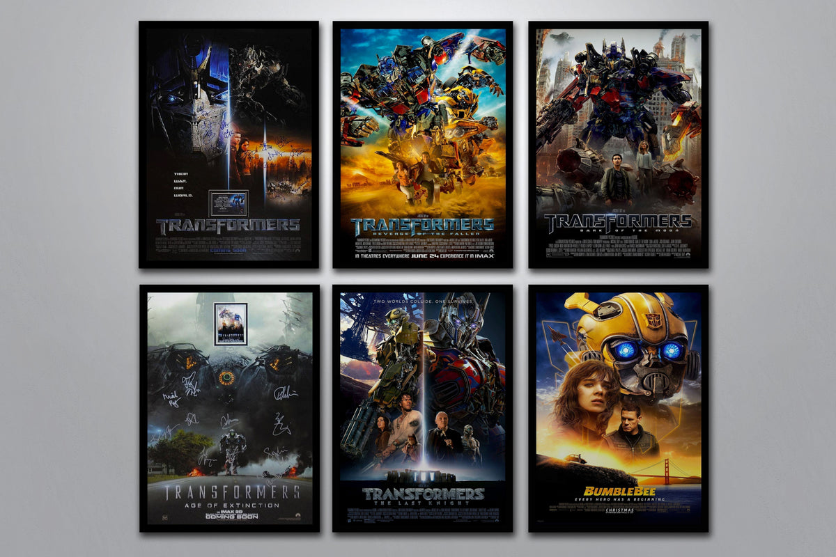 Transforms Posters Transformers Autographed Poster Collection