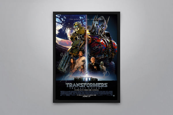 TRANSFORMERS: The Last Knight - Signed Poster + COA