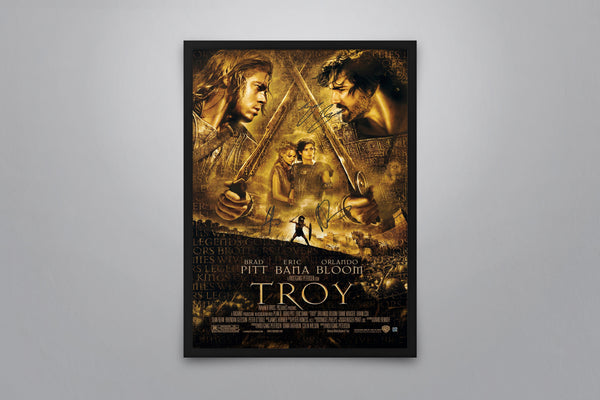 Troy Signed Poster with COA