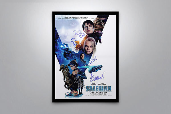 Valerian and the City of a Thousand Planets - Signed Poster + COA