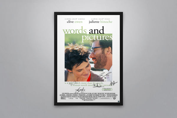 Words and Pictures - Signed Poster + COA
