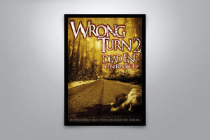 Wrong Turn 2: Dead End - Signed Poster + COA